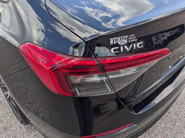 2022 Black Honda Civic EX FWD Sedan