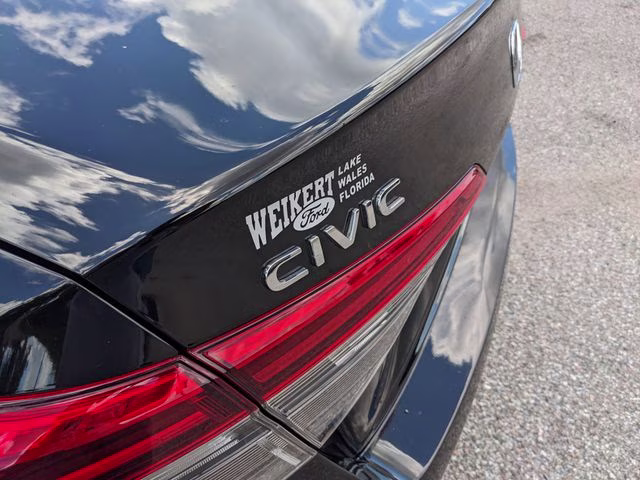2022 Black Honda Civic EX FWD Sedan