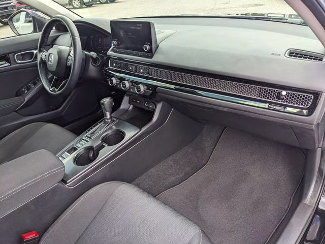 2022 Black Honda Civic EX FWD Sedan