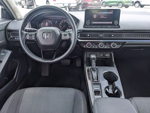 2022 Black Honda Civic EX FWD Sedan