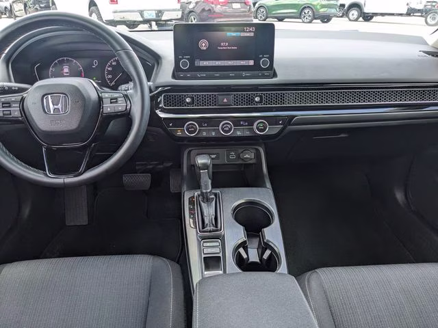 2022 Black Honda Civic EX FWD Sedan