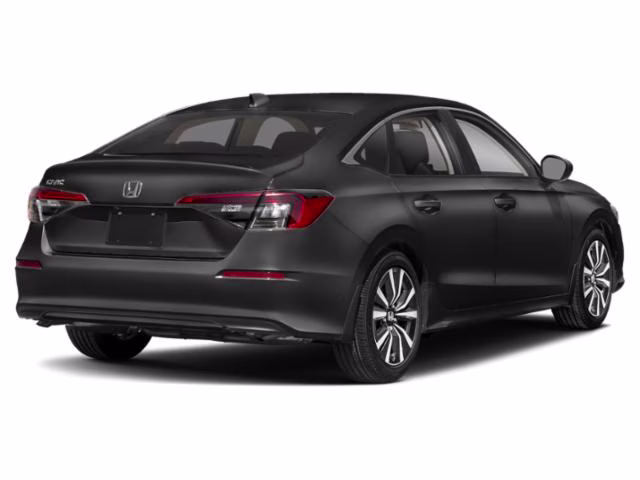2022 Black Honda Civic EX FWD Sedan