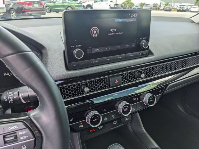 2022 Black Honda Civic EX FWD Sedan