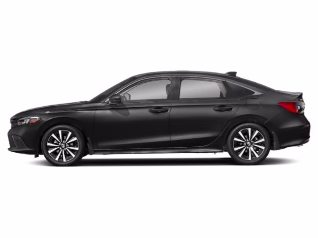 2022 Black Honda Civic EX FWD Sedan