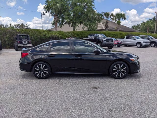 2022 Black Honda Civic EX FWD Sedan