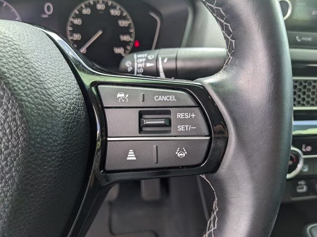 2022 Black Honda Civic EX FWD Sedan
