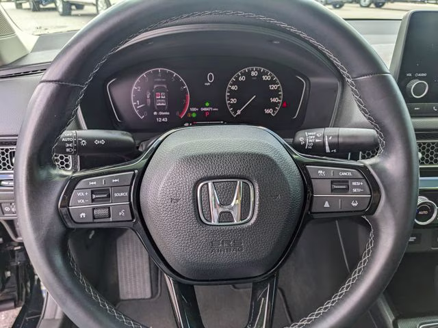 2022 Black Honda Civic EX FWD Sedan
