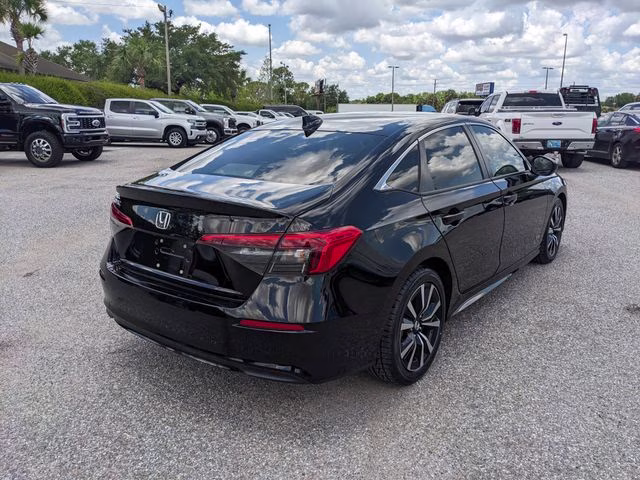 2022 Black Honda Civic EX FWD Sedan