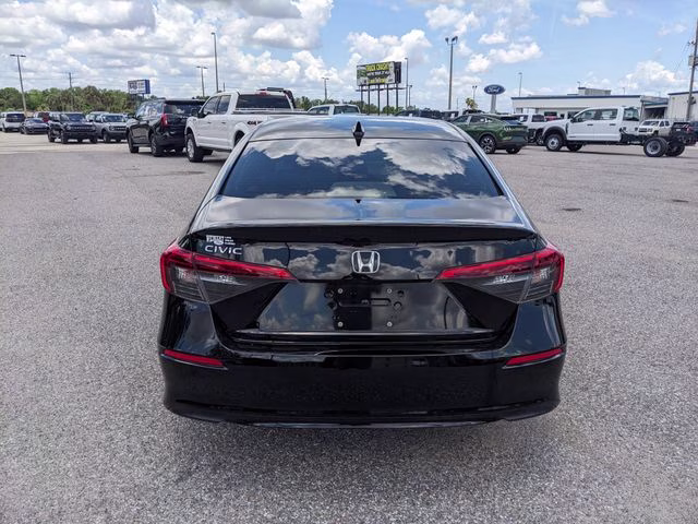 2022 Black Honda Civic EX FWD Sedan