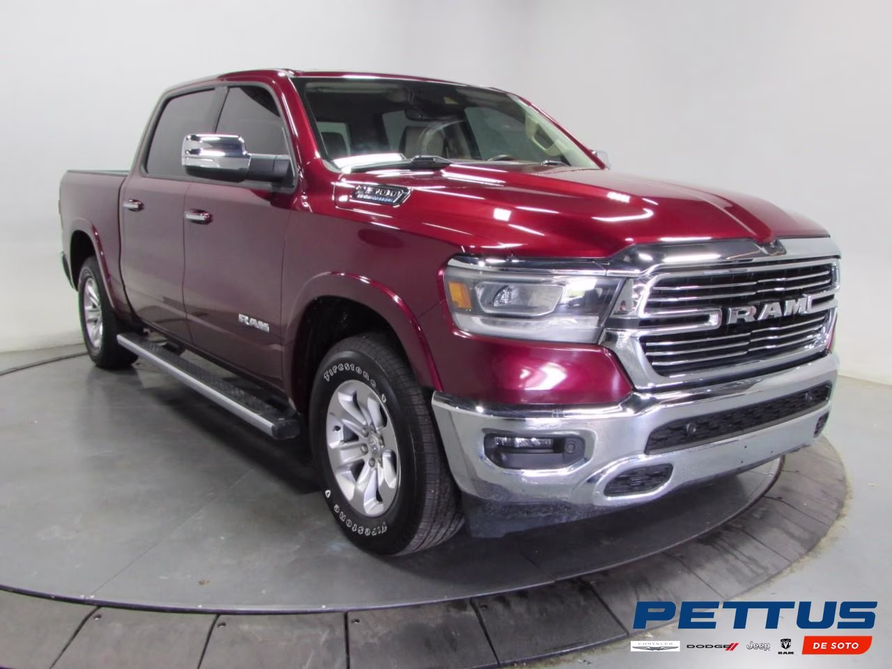 2021 Delmonico Red Pearlcoat Ram 1500 Laramie 4X4 Truck