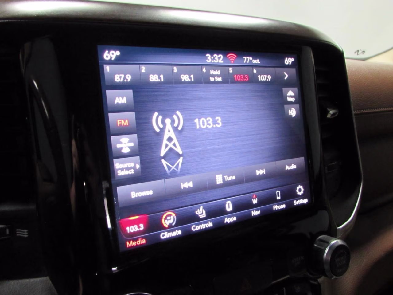 2021 Delmonico Red Pearlcoat Ram 1500 Laramie 4X4 Truck