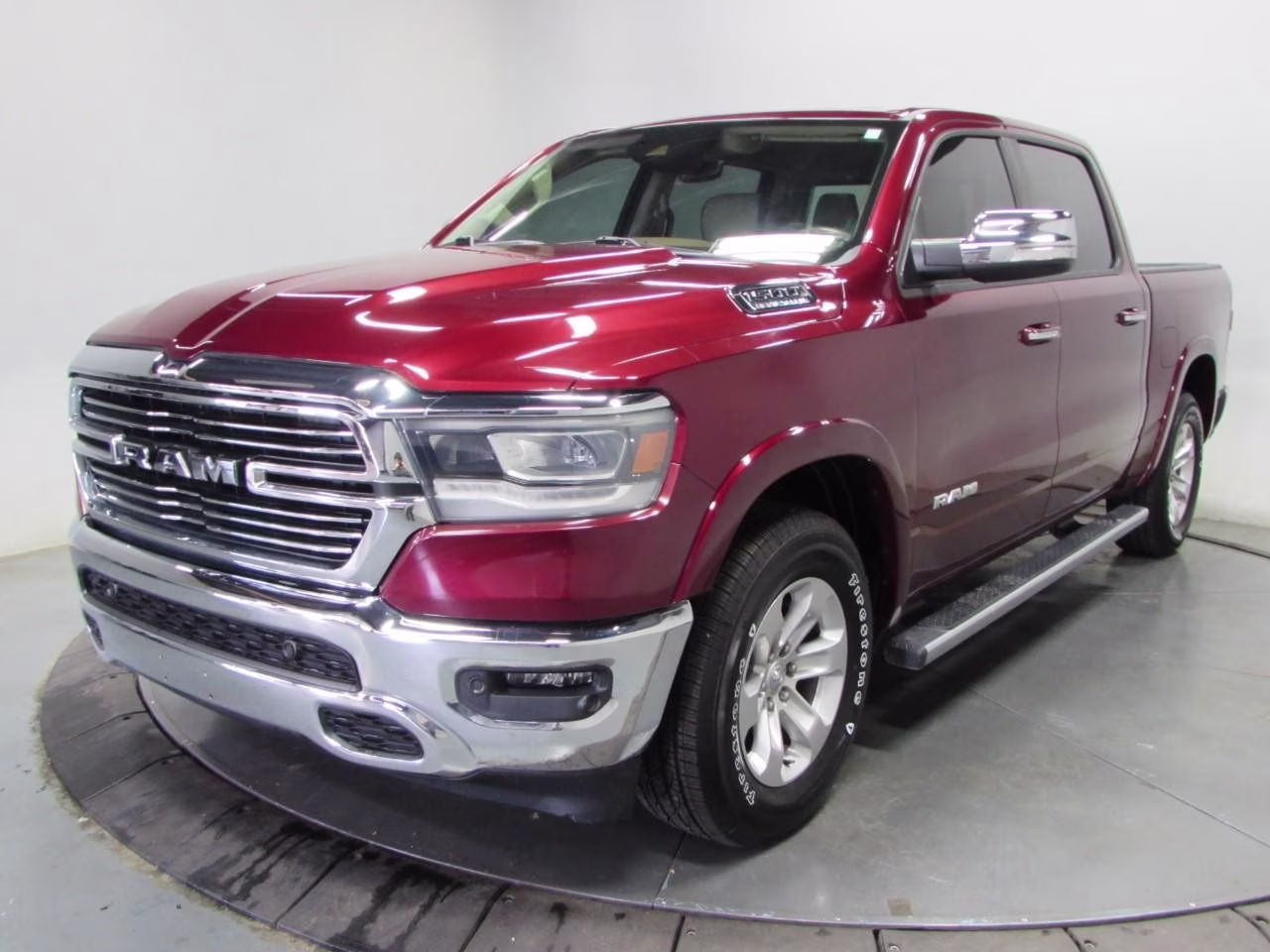 2021 Delmonico Red Pearlcoat Ram 1500 Laramie 4X4 Truck