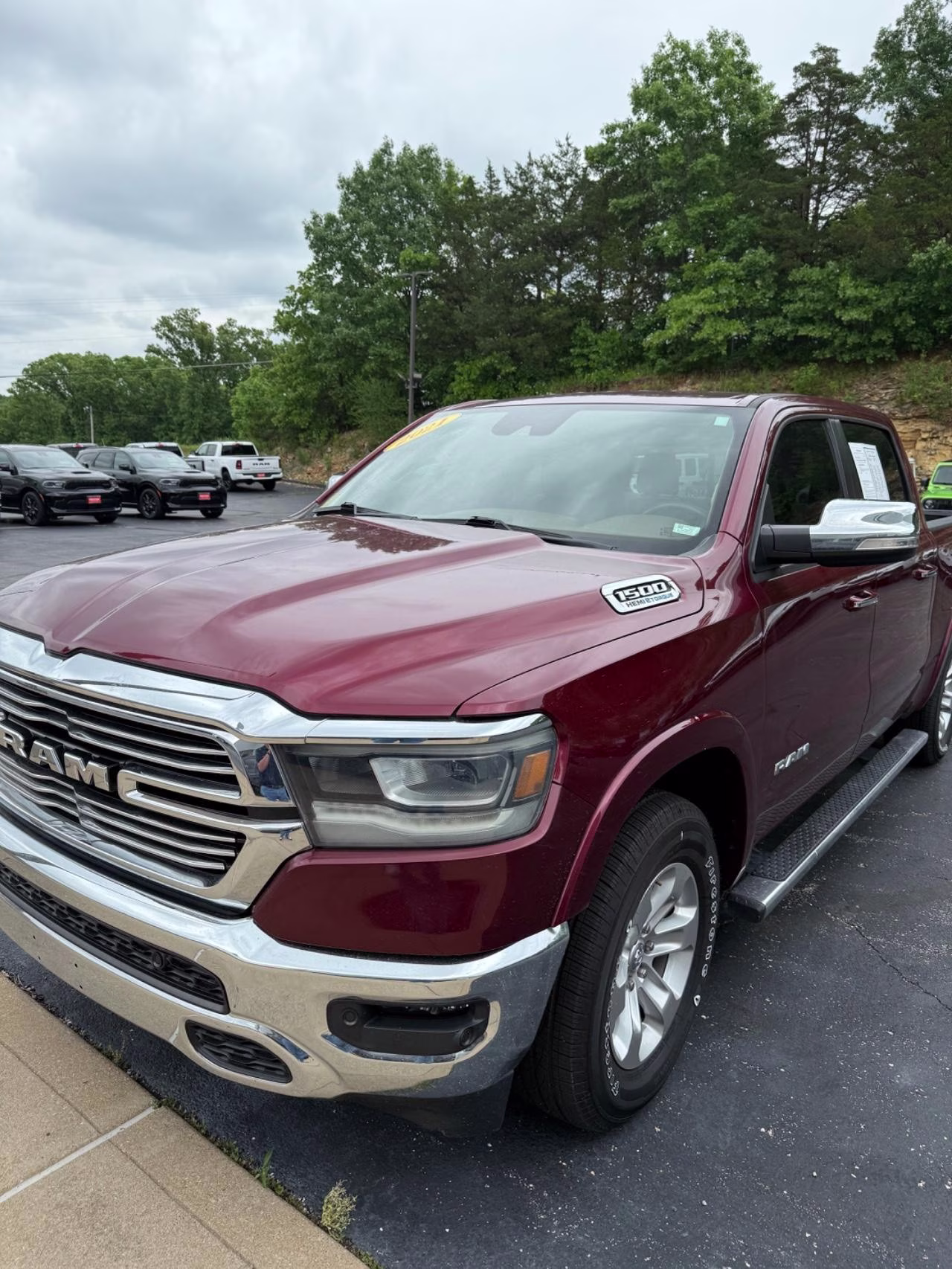 2021 RED Ram 1500 Laramie 4X4 Truck