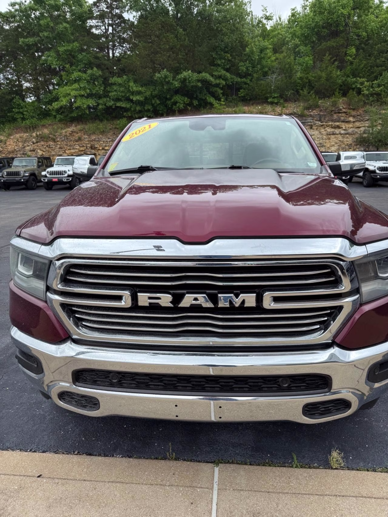 2021 RED Ram 1500 Laramie 4X4 Truck