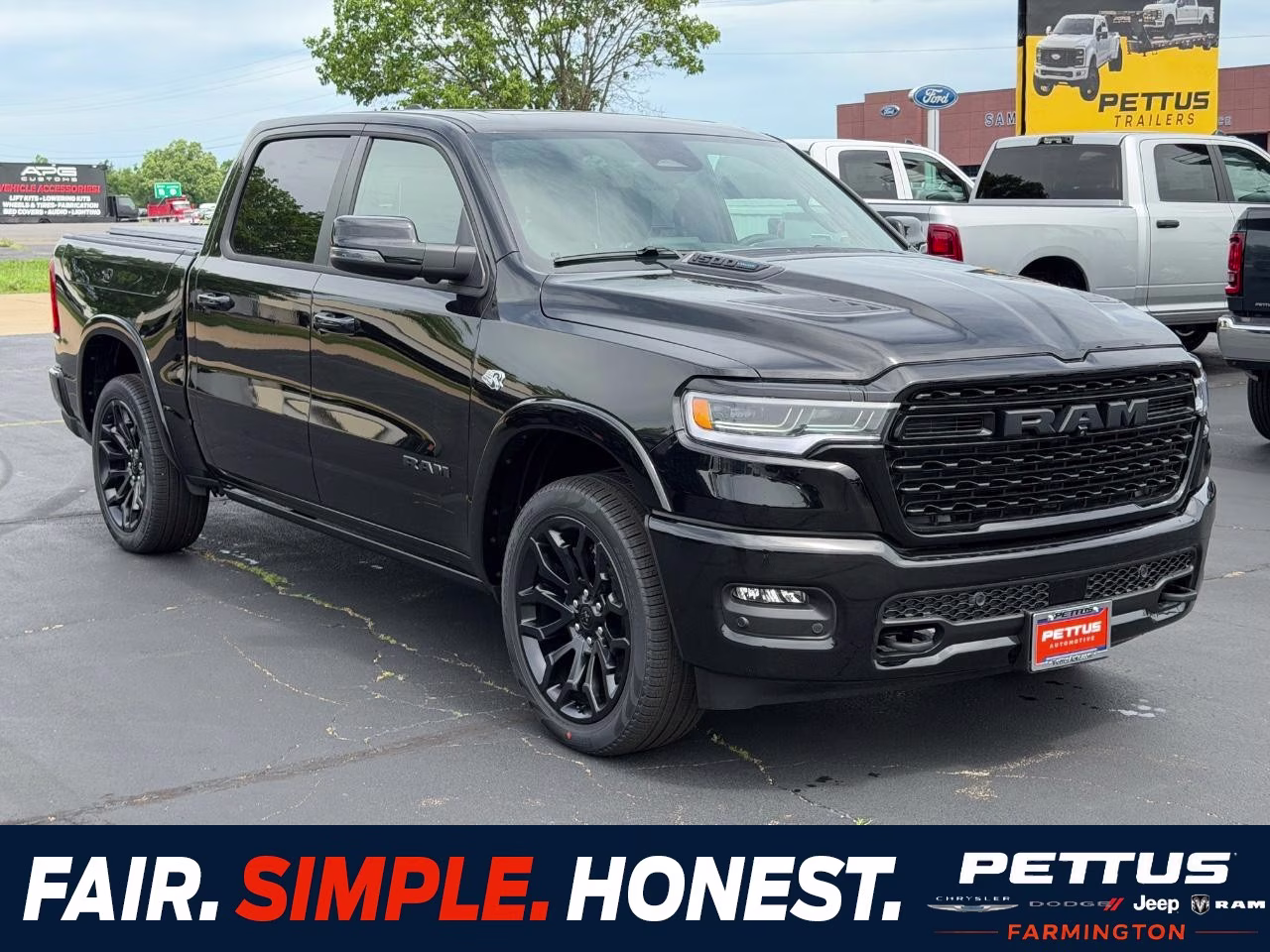 2026 Diamond Black Crystal Pearlcoat Ram 1500 Limited 4X4 Truck