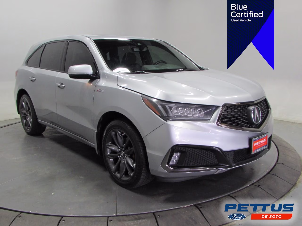 2019 Lunar Silver Metallic Acura MDX 3.5L Technology Pkg w/A-Spec Pkg SH-AWD AWD SUV
