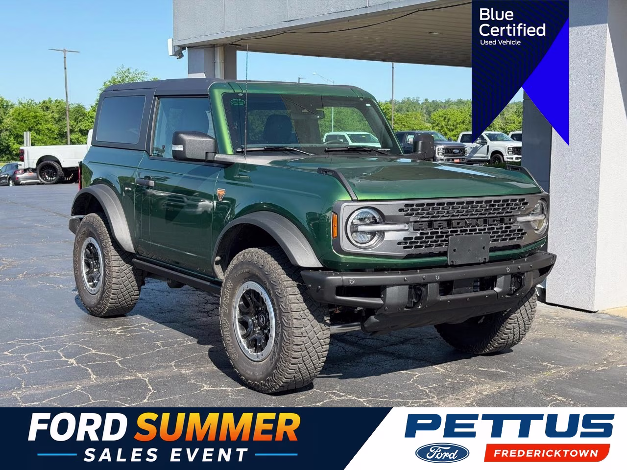 2022 Eruption Green Metallic Ford Bronco Badlands 4X4 SUV