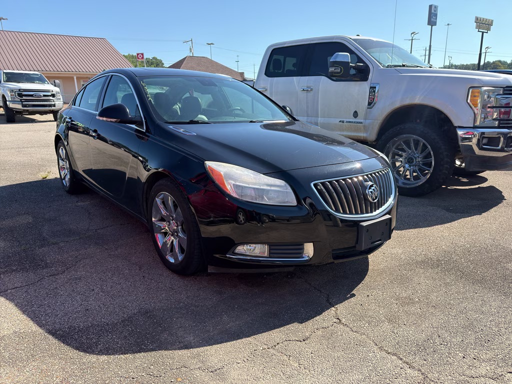 2013 Black Onyx Buick Regal Turbo Premium 1 FWD Sedan