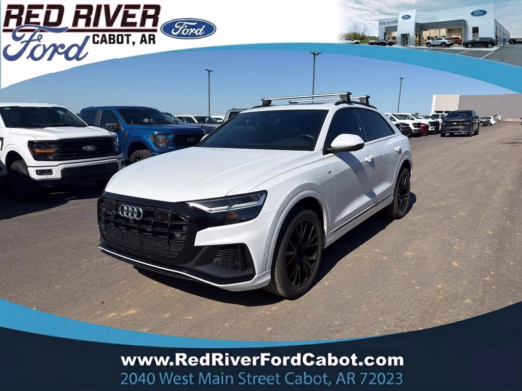 2022 Glacier White Metallic Audi Q8 Premium Plus AWD SUV