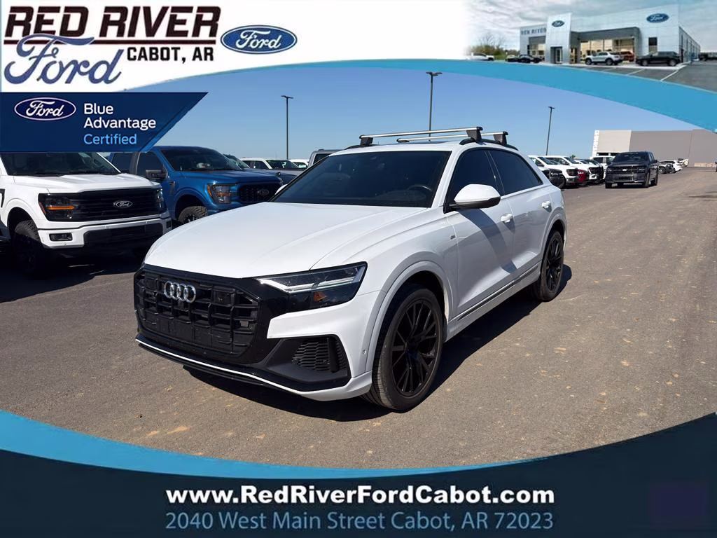 2022 Glacier White Metallic Audi Q8 Premium Plus AWD SUV