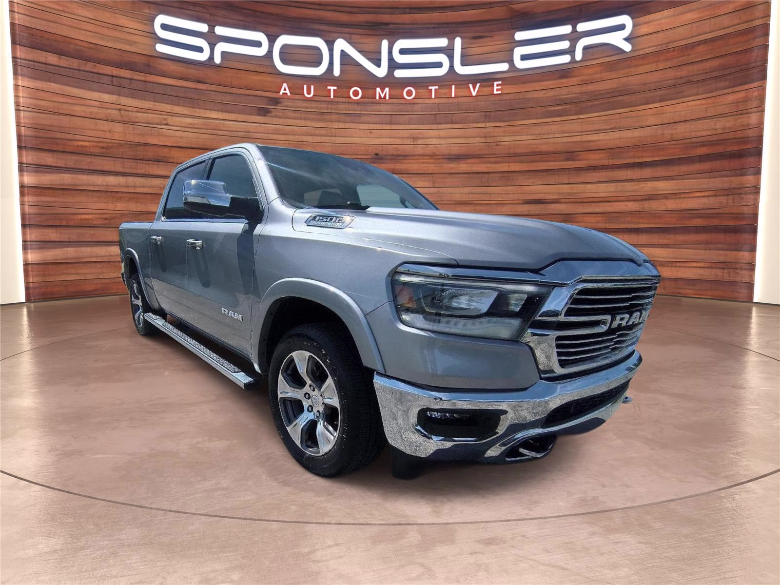 2022 Billet Silver Metallic Clearcoat Ram 1500 Laramie 4X4 Truck