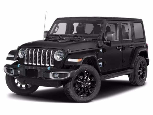 2023 Black Clearcoat Jeep Wrangler Sahara 4xe 4X4 SUV