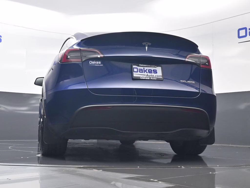 2021 Deep Blue Metallic Tesla Model Y Performance AWD SUV