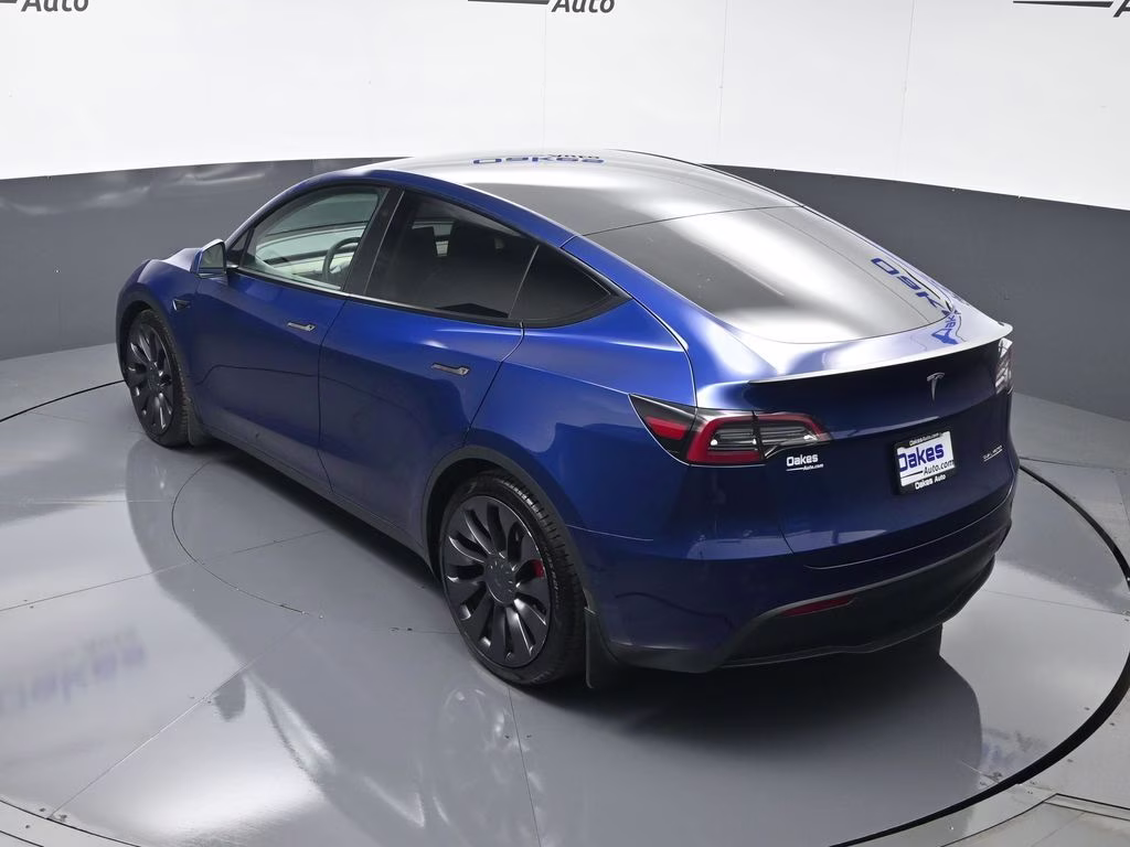 2021 Deep Blue Metallic Tesla Model Y Performance AWD SUV