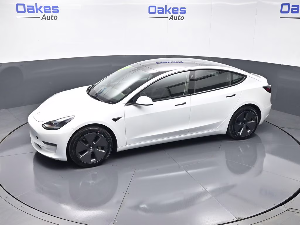 2022 Pearl White Multi-Coat Tesla Model 3 Long Range AWD Sedan
