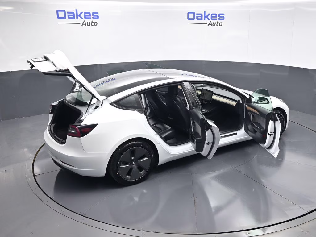 2022 Pearl White Multi-Coat Tesla Model 3 Long Range AWD Sedan