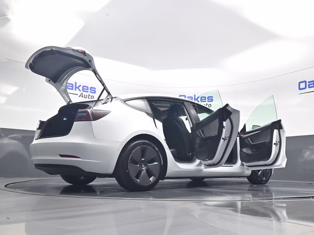 2022 Pearl White Multi-Coat Tesla Model 3 Long Range AWD Sedan