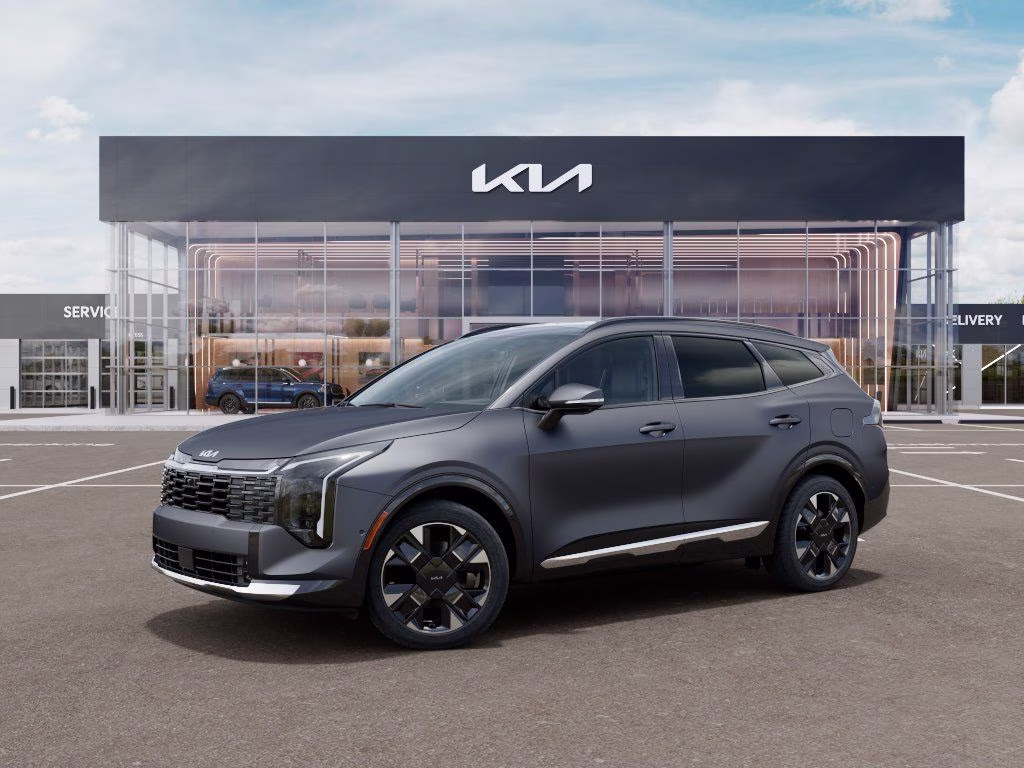 2026 Shadow Matte Gray Kia Sportage Hybrid SX-Prestige AWD SUV