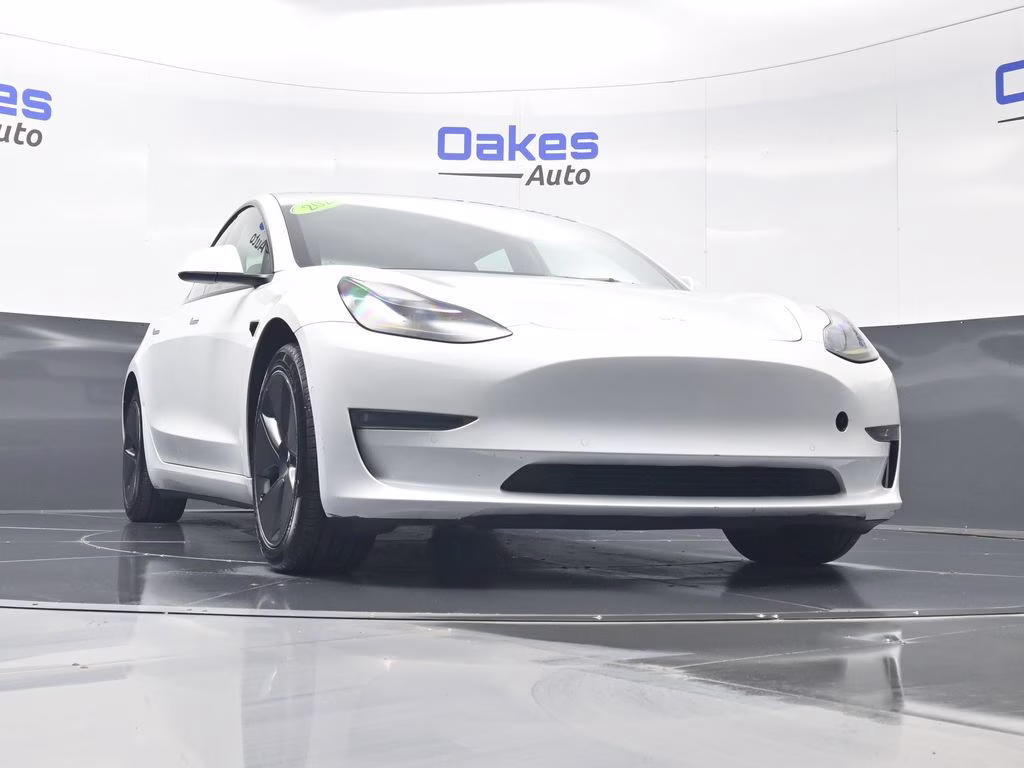 2022 Pearl White Multi-Coat Tesla Model 3 Long Range AWD Sedan
