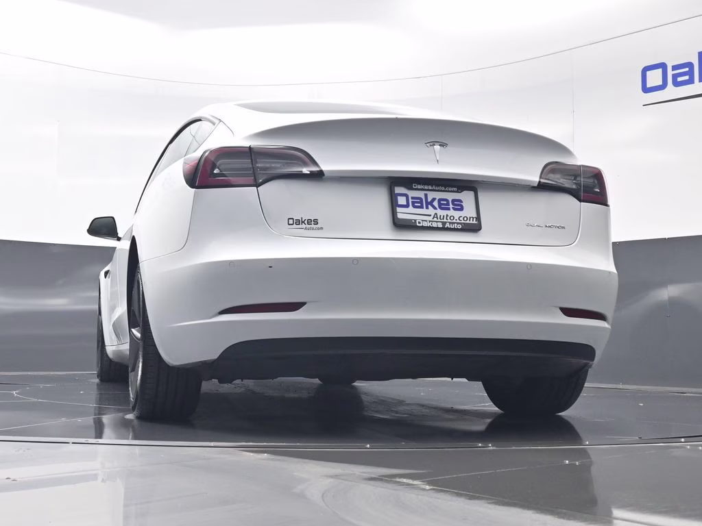2022 Pearl White Multi-Coat Tesla Model 3 Long Range AWD Sedan