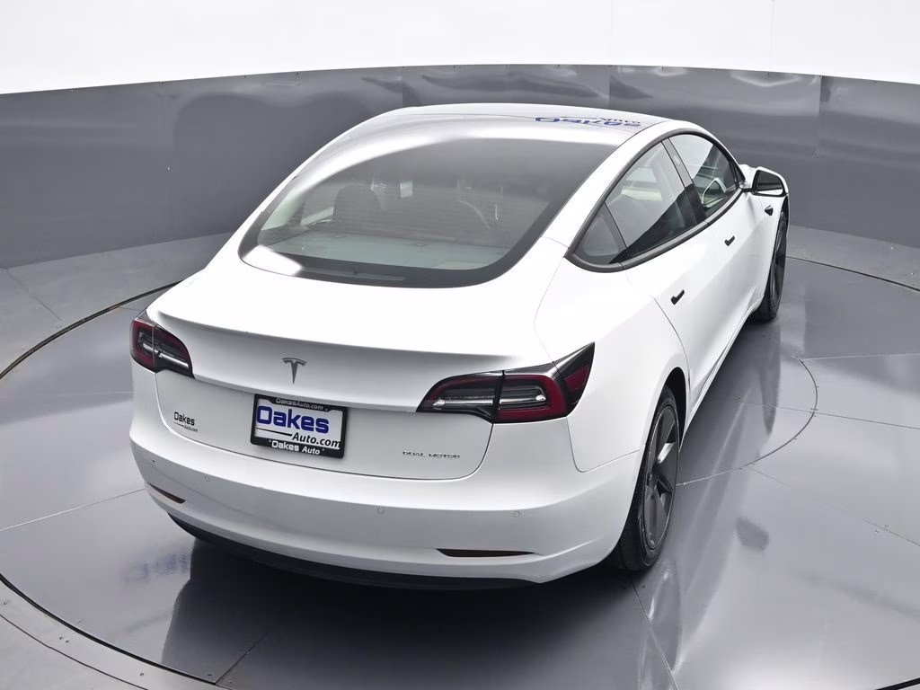 2022 Pearl White Multi-Coat Tesla Model 3 Long Range AWD Sedan