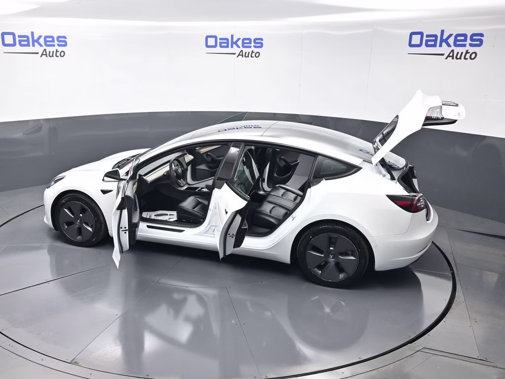 2022 Pearl White Multi-Coat Tesla Model 3 Long Range AWD Sedan