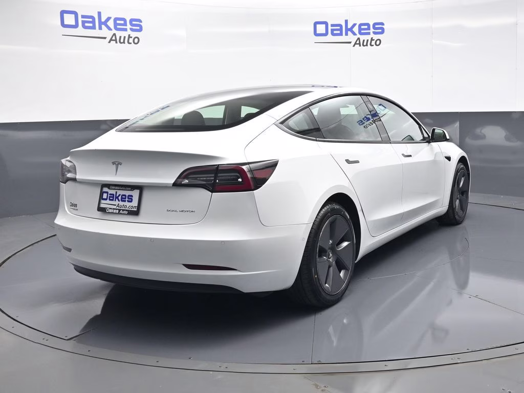 2022 Pearl White Multi-Coat Tesla Model 3 Long Range AWD Sedan