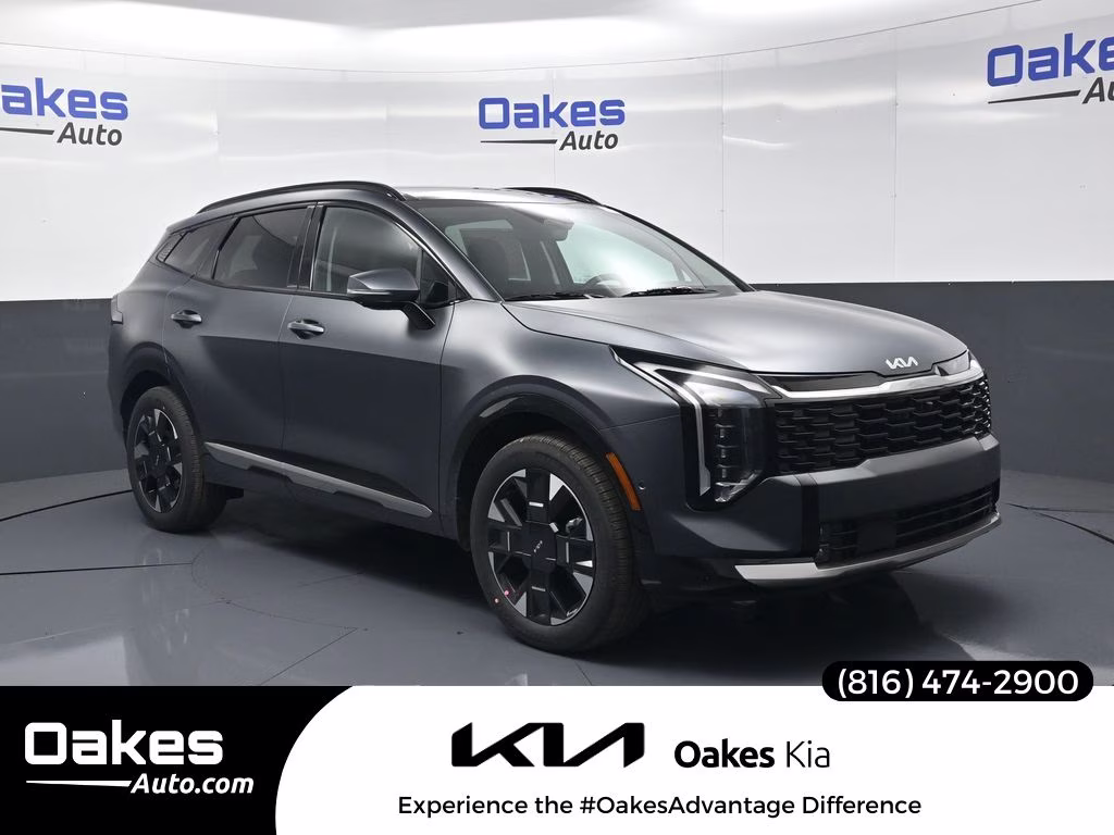 2026 Shadow Matte Gray Kia Sportage Hybrid SX-Prestige AWD SUV