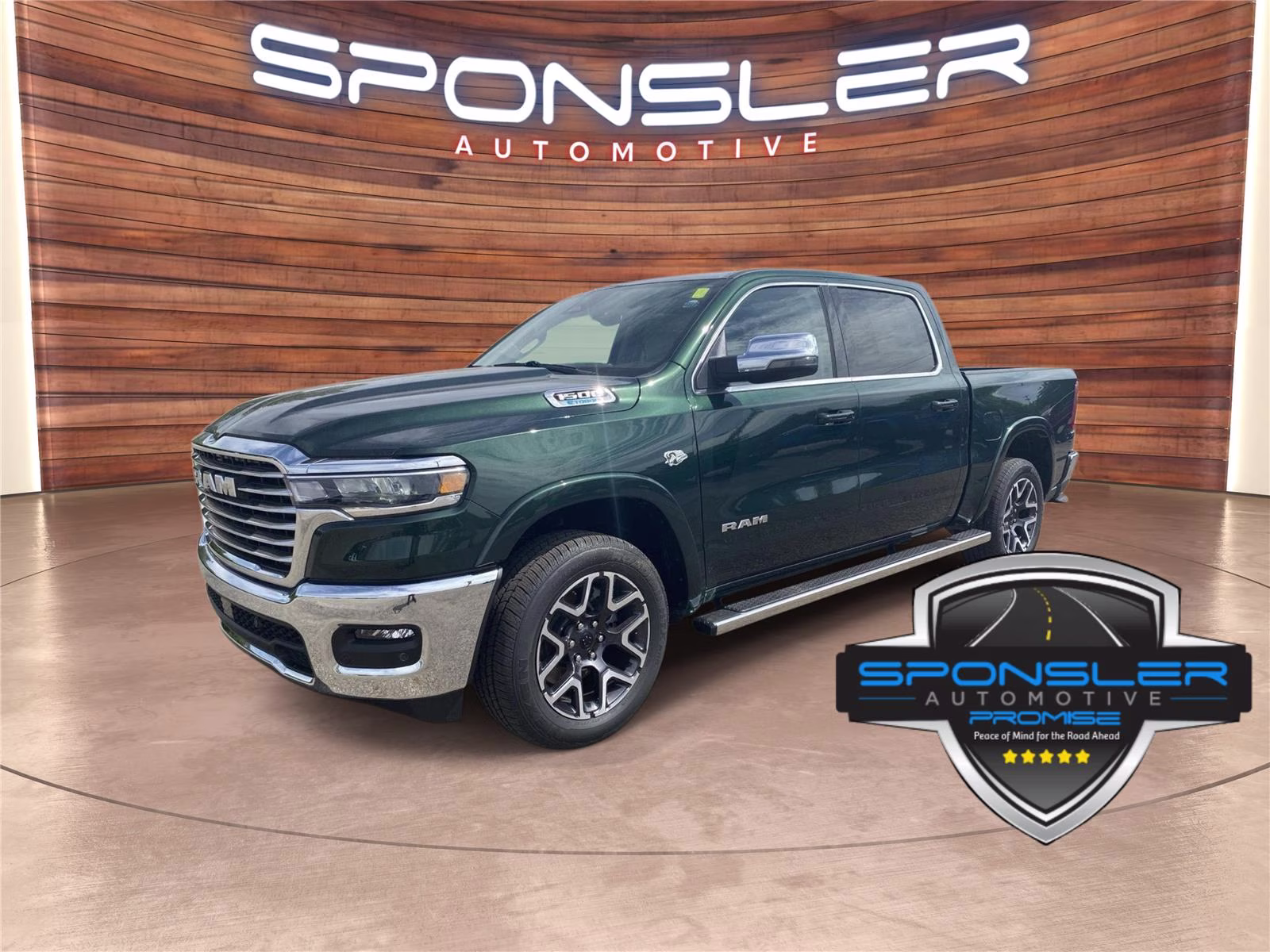 2026 Serrano Green Metallic Ram 1500 Laramie 4X4 Truck