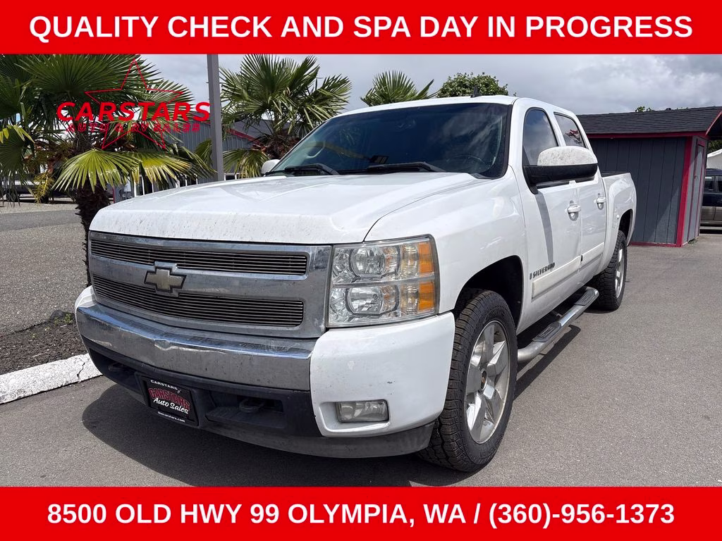 2008 Summit White Chevrolet Silverado 1500 LT RWD Truck