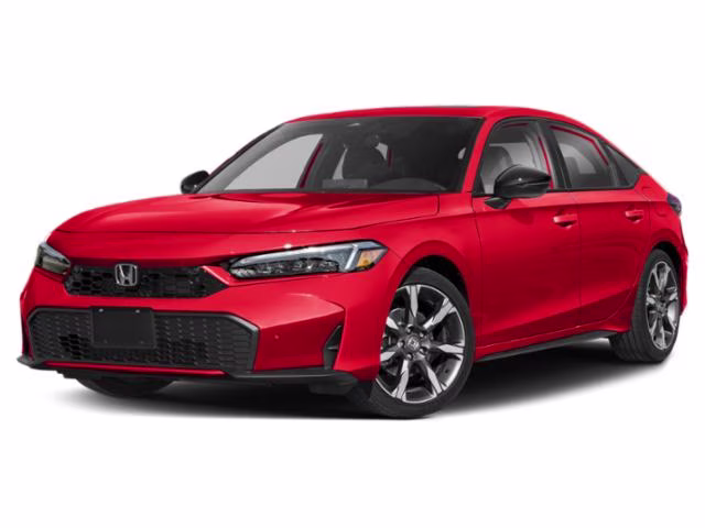 2026 Red Honda Civic Hybrid Sport Touring FWD Hatchback