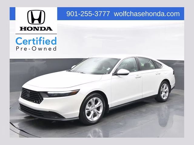 2024 Platinum White Pearl Honda Accord LX FWD Sedan
