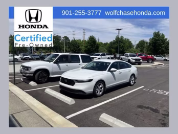 2024 Platinum White Pearl Honda Accord LX FWD Sedan