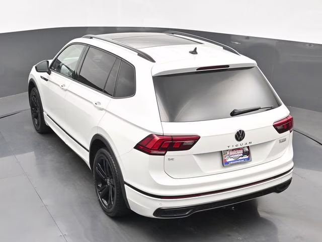 2023 White Volkswagen Tiguan 2.0T SE R-Line Black FWD SUV