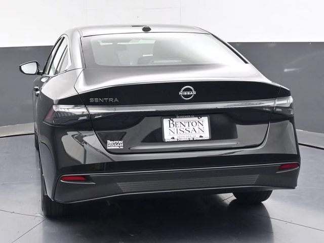 2026 Super Black Nissan Sentra SV FWD Sedan