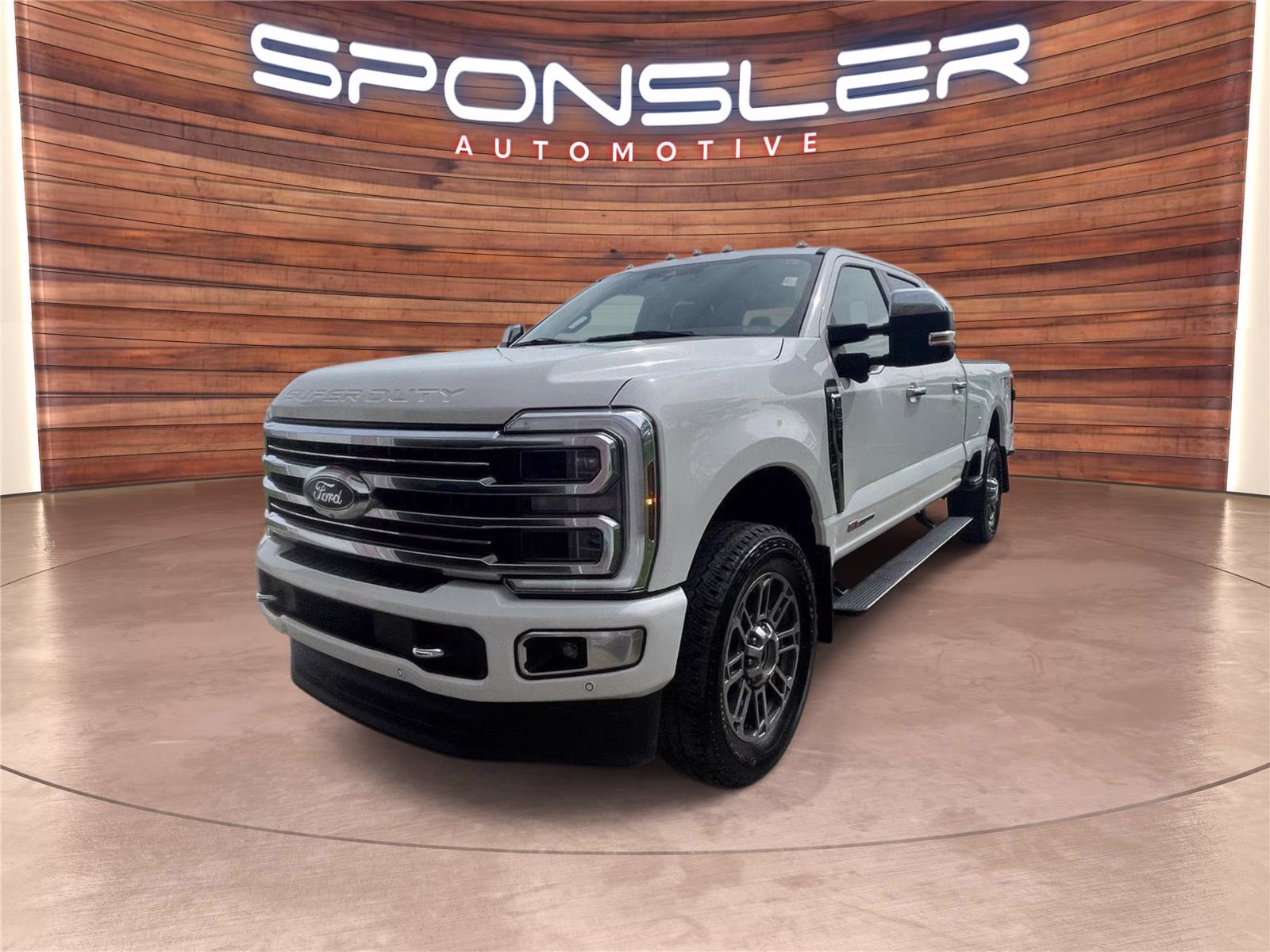 2024 Star White Metallic Tri-Coat Ford Super Duty F-350 SRW Limited 4X4 Truck