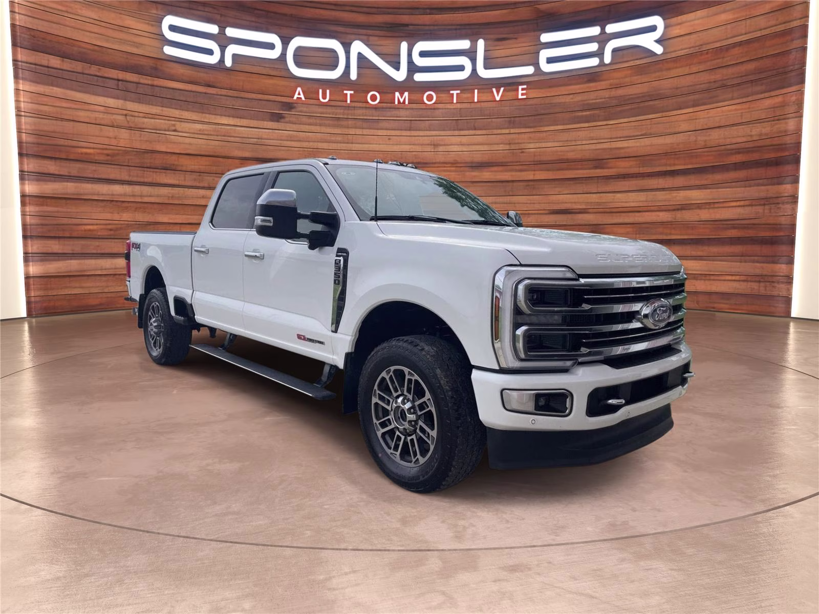 2024 Star White Metallic Tri-Coat Ford Super Duty F-350 SRW Limited 4X4 Truck