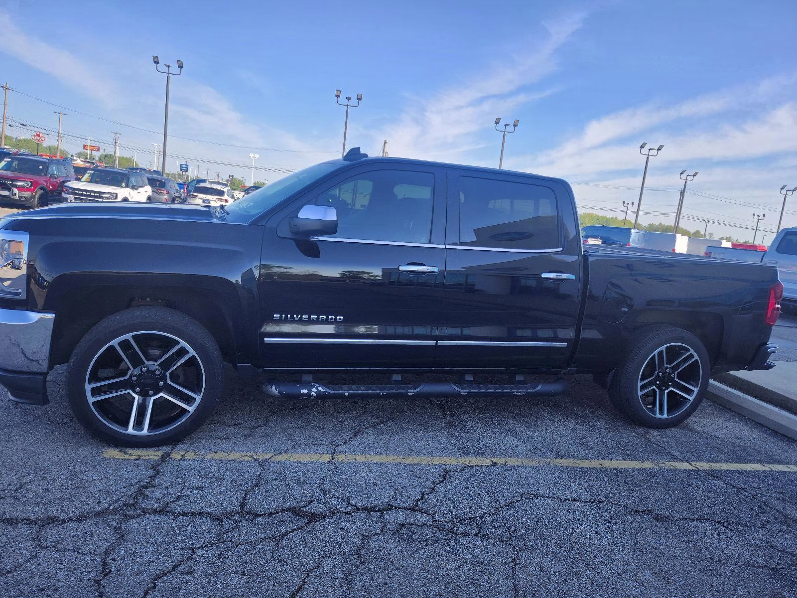 2016 Black Chevrolet Silverado 1500 LTZ 4X4 Truck