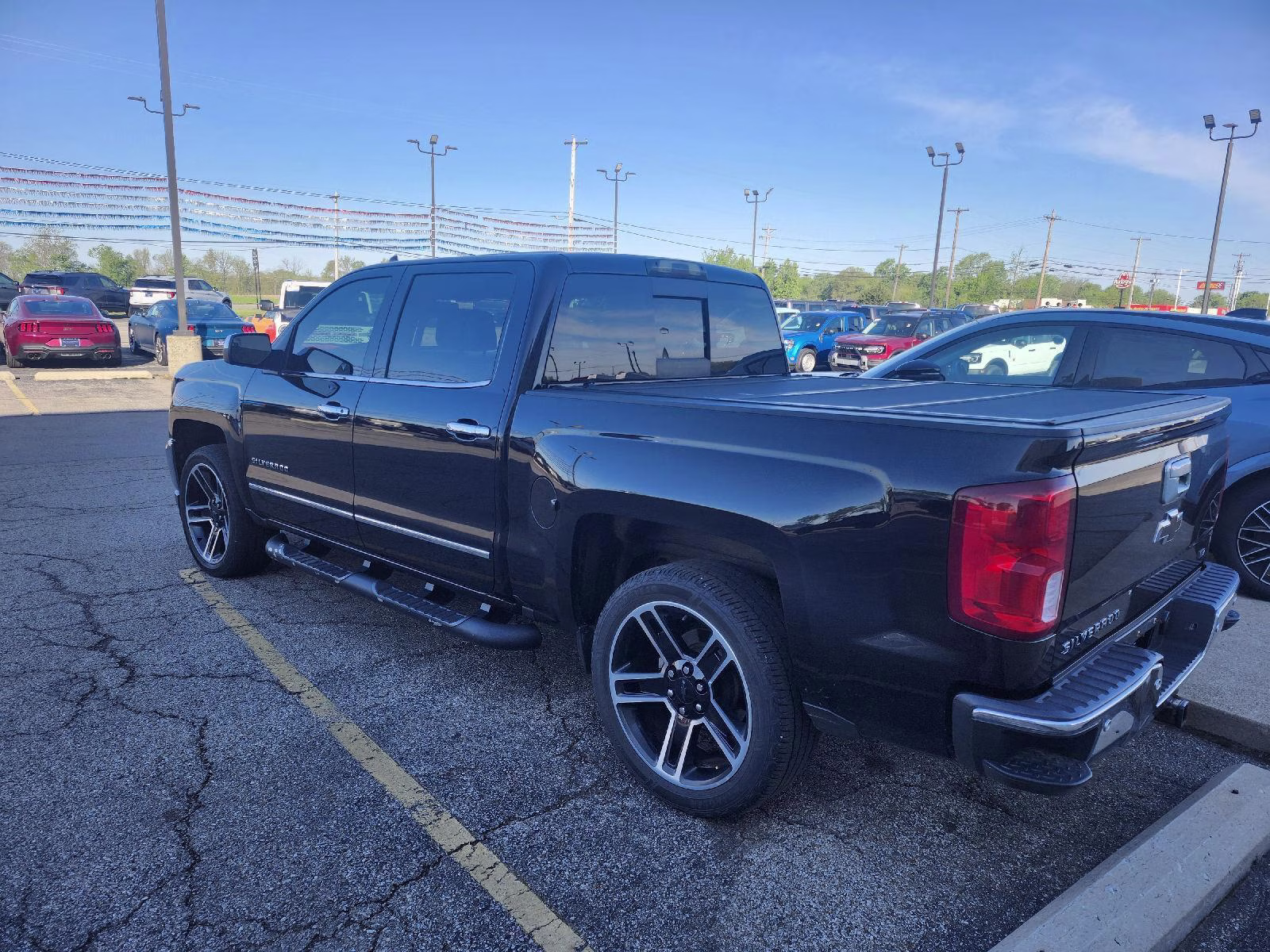 2016 Black Chevrolet Silverado 1500 LTZ 4X4 Truck