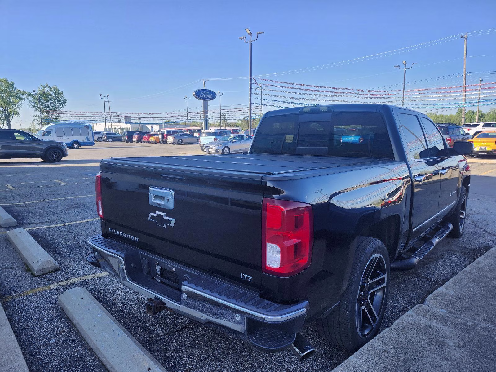2016 Black Chevrolet Silverado 1500 LTZ 4X4 Truck